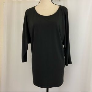 Women’s 41 Hawthorn Black Tunic with Gold Zipper Size XL